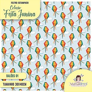 COLEÇÃO FELTROS ESTAMPADOS - FESTA JUNINA E JULINA