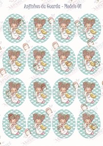 SCRAPFELT - CHAVEIROS ANJINHA DA GUARDA 01