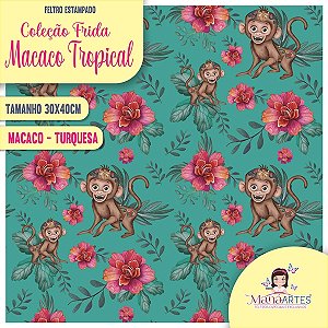 COLEÇÃO ESTAMPADOS FRIDA - MACACO TROPICAL