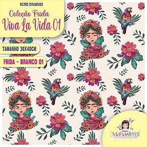 COLEÇÃO ESTAMPADOS FRIDA - VIVA LA VIDA 01