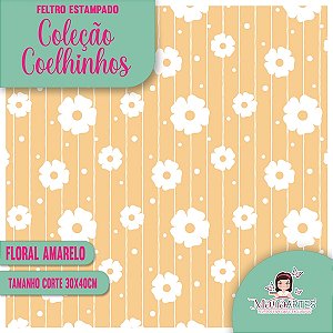 COLEÇÃO FELTROS ESTAMPADOS - PÁSCOA/ COELHINHOS