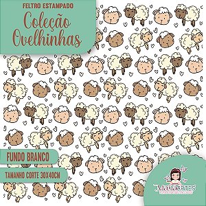 COLEÇÃO FELTROS ESTAMPADOS - PÁSCOA/ OVELHINHAS
