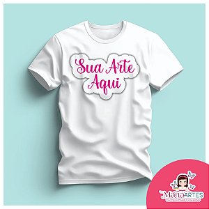 CAMISETA DE ALGODÃO - BRANCA