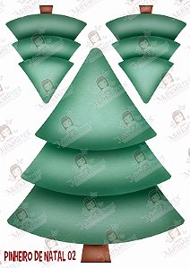 FELTRO ESTAMPADO - PINHEIRO DE NATAL 02