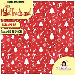 COLEÇÃO FELTROS ESTAMPADOS - NATAL TRADICIONAL
