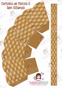 CESTINHA DE PÁSCOA G - SEM ESTAMPA