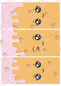 PORTA CHOCOLATE DOÇURAS - ROSA BABY