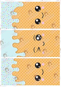 PORTA CHOCOLATE DOÇURAS - AZUL BABY