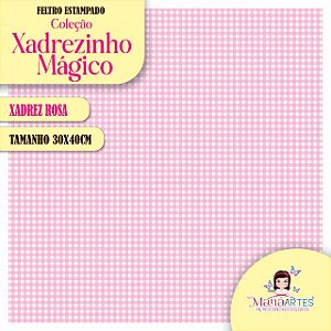 COLEÇÃO FELTRO ESTAMPADO - XADREZINHO MÁGICO
