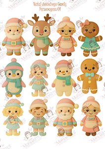 NATAL ACONCHEGO CANDY - PERSONAGENS 01