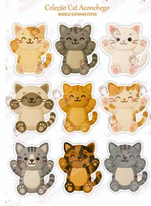 PAINEL ESTAMPADO - CAT FELT ACONCHEGO - FOFOS