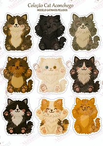 PAINEL ESTAMPADO - CAT FELT ACONCHEGO - PELUDOS