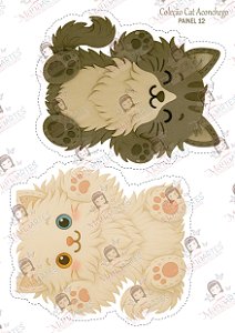 PAINEL ESTAMPADO - CAT FELT ACONCHEGO - MÉDIO 12