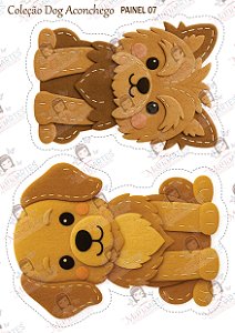 PAINEL ESTAMPADO - DOG FELT ACONCHEGO - MÉDIO 07