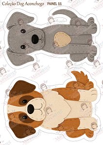 PAINEL ESTAMPADO - DOG FELT ACONCHEGO - MÉDIO 11