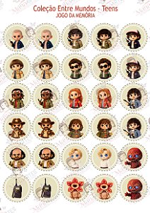 COLEÇÃO ENTRE MUNDOS - JOGO DA MEMÓRIA