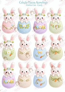 COLEÇÃO PÁSCOA ACONCHEGO - OVINHOS CUTE CANDY