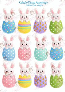 COLEÇÃO PÁSCOA ACONCHEGO - OVINHOS CUTE ALEGRIA
