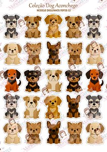 PAINEL ESTAMPADO - DOG FELT ACONCHEGO - 02 - 6cm