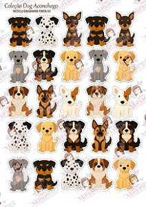 PAINEL ESTAMPADO - DOG FELT ACONCHEGO - 03 - 6cm