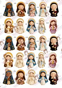 ACONCHEGO DE FÉ - SANTINHAS - 7CM