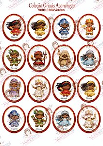 COLEÇÃO ORIXÁS ACONCHEGO - BRASÃO 8CM