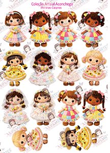 COLEÇÃO ARRAIAL ACONCHEGO - MENINAS CAIPIRAS