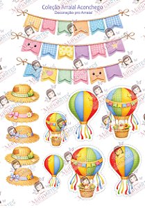 COLEÇÃO ARRAIAL ACONCHEGO - DECORAÇÃO PRO ARRAIAL