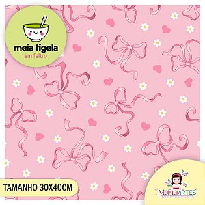 Painel de Feltro Estampado Balé 2 – Exclusivo Meia Tigela × Maná Artes