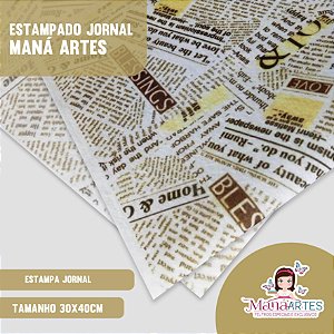 FELTRO JORNAL ENVELHECIDO exclusivo