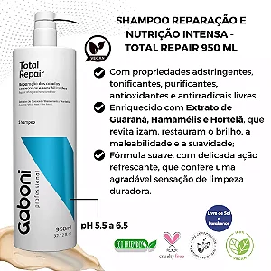 Shampoo Gaboni Total Repair 950 ml