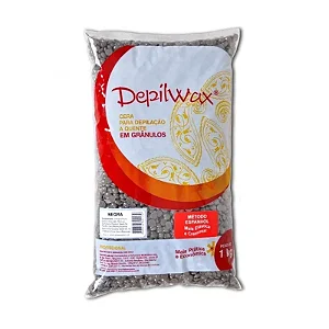 Cera a Quente em Grânulos Depilwax Negra 1kg