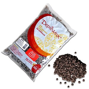 Cera a Quente em Grânulos Depilwax Negra 500g