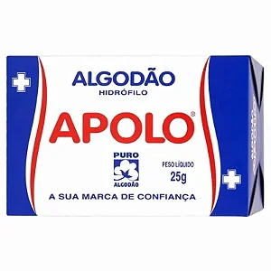 Algodão Caixa 25g Apolo