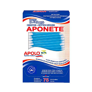 Hastes Flexíveis Aponete Com 75 Unidades Apolo