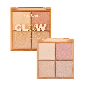 Paleta De Iluminador Glow Show Hb75232 Ruby Rose