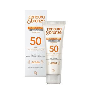 Protetor Facial Cenoura E Bronza 50 FPS 50ML