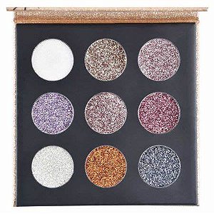 Paleta de Sombra Shine Glitter Light Ruby Rose