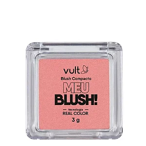 Blush Compacto Rosa Perolado 3G Vult