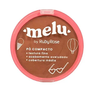Pó Facial Compacto E160 Melu REF.RR8536 Ruby Rose