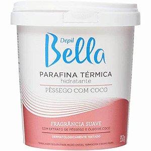 Parafina Térmica Hidr. Pêssego com Coco 350G Depil Bella