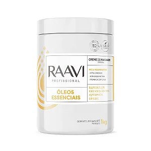 Creme de Massagem Corporal Óleos Essenciais Raavi 500G