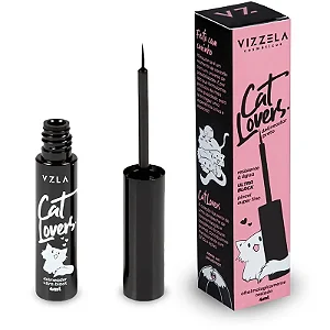 Delineador Líquido Cat Lovers Ultra Black Vizzela 3,5ML