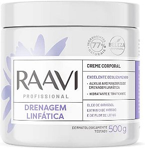 Creme Drenagem Linfática Raavi 500G