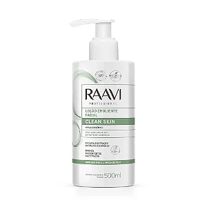 Loção Emoliente Facial Clean Skin Raavi 500ml