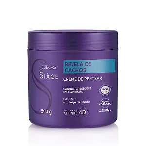 Creme Pentear Siage Revela Cachos Eudora 500G