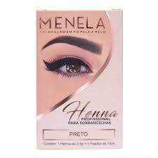 Kit Henna Menela Preto