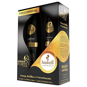 Kit Shampoo E Condicionador Cavalo Forte Haskell  500Ml
