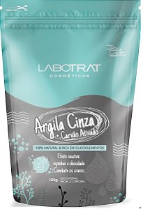 Argila Dia A Dia Cinza Com Carvão Ativado 100G Labotrat