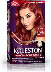 Kit Koleston Vermelhos Especiais 6646 55G Wella